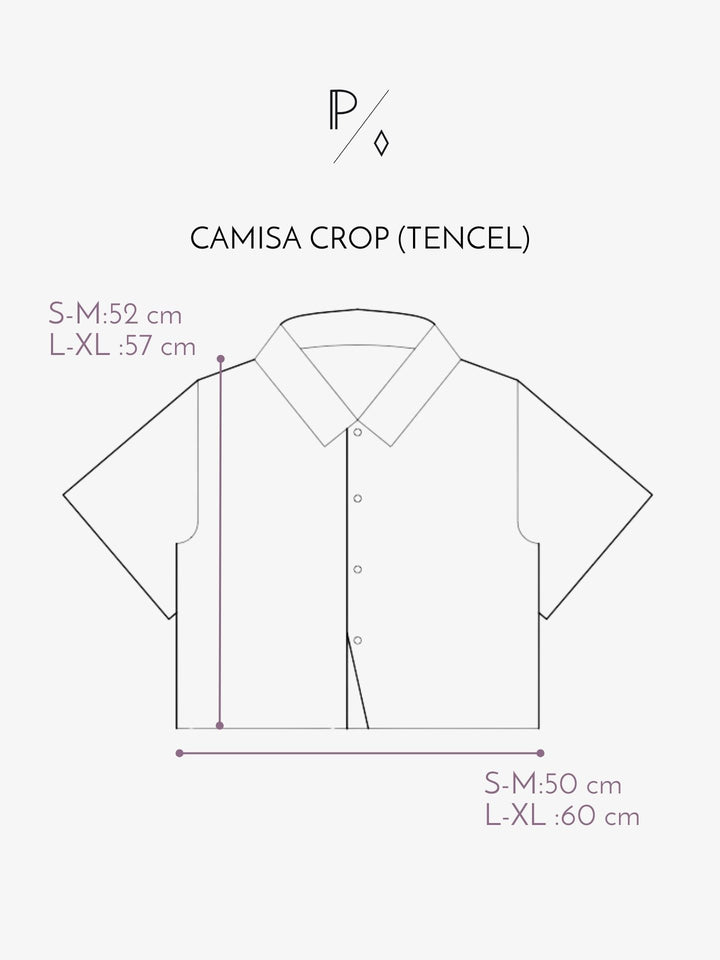 Camisa Crop TENCEL™