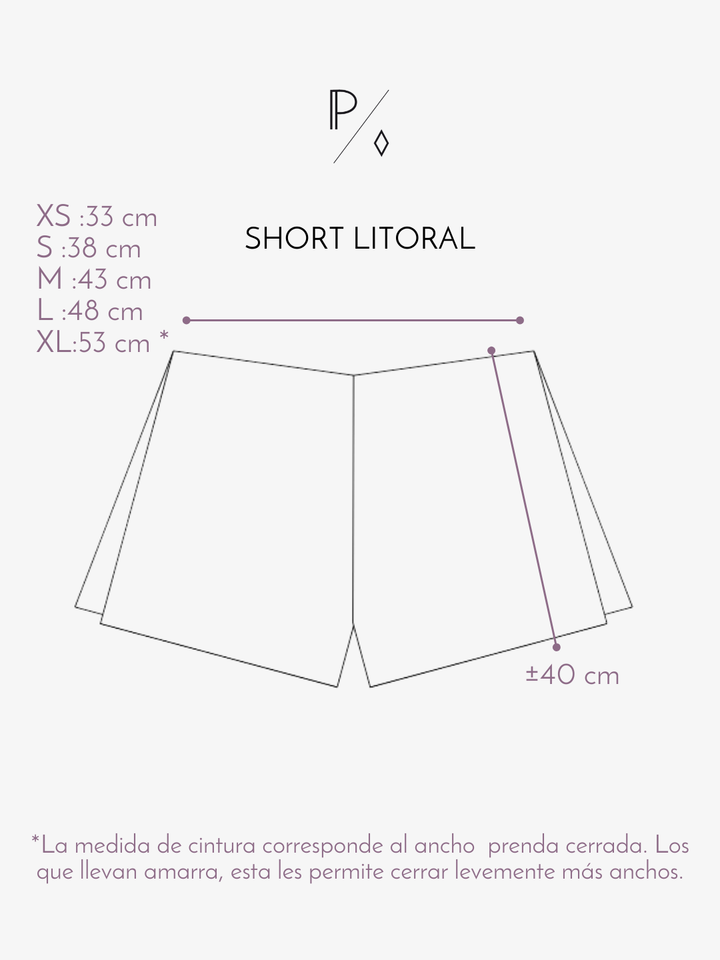 Short Litoral Lino